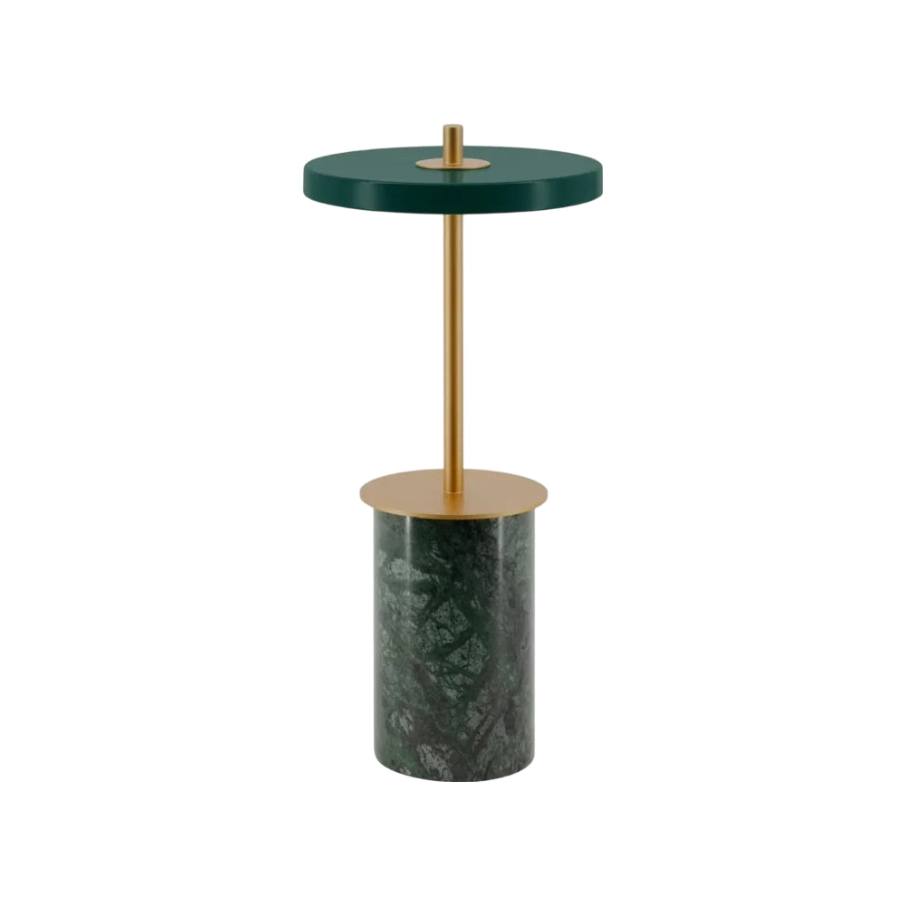 Astris Modern Disc Table Lamp - Minimalist LED Desk Lamp for Bedroom Nightstand or Living Room