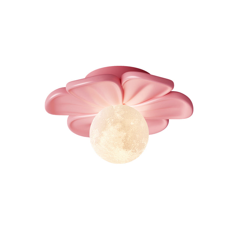 Cream Bloom Blumen Deckenlampe