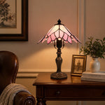 Cargar imagen en el visor de la Galería, Vintage Tiffany Stained Glass Table Lamp