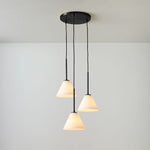 Load image into Gallery viewer, Conica 3-Light Cone Chandelier - Sculptural Glass Pendant Lighting Modern Style
