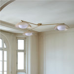 Load image into Gallery viewer, Elorina 3-Light Flush Mount Glass/Metal Ceiling Light - A Stylish Fixture for Modern Spaces
