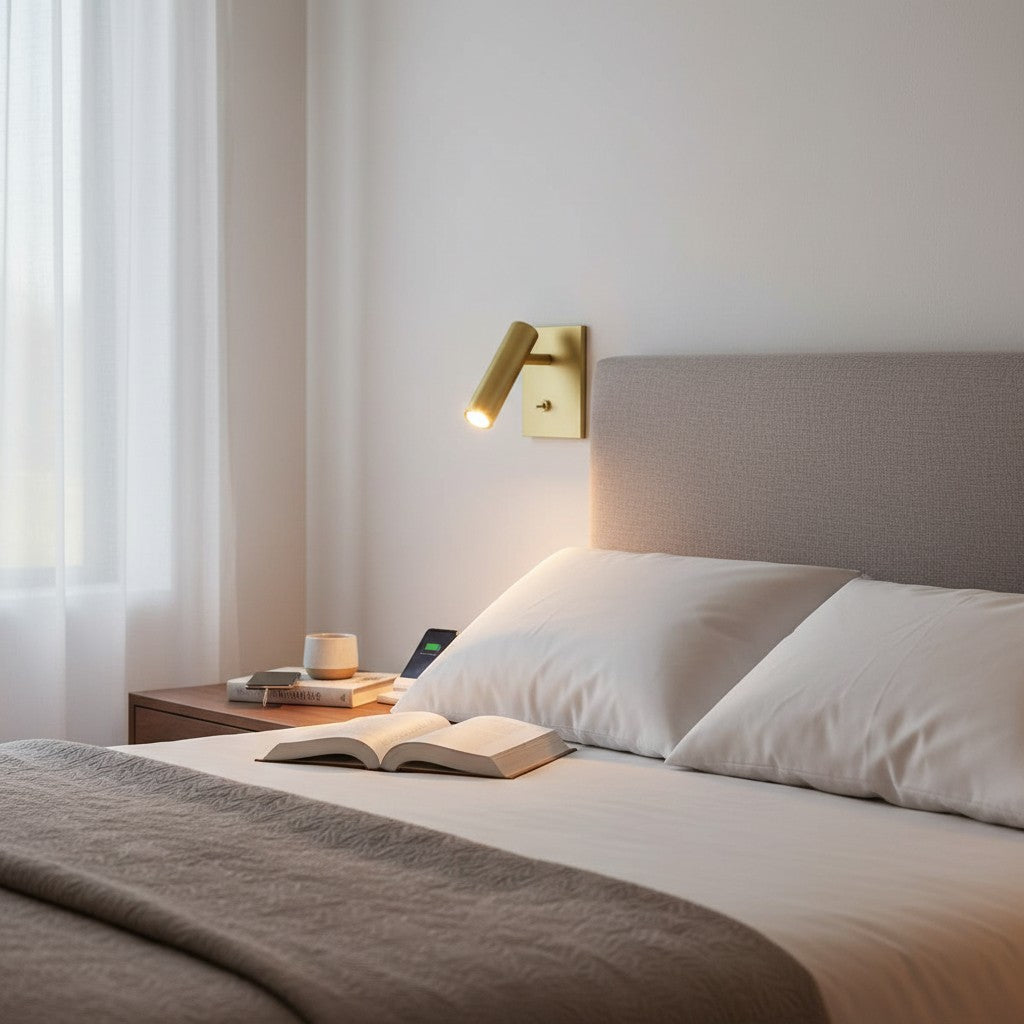 Applique LED Regolabile Slimlux - Struttura in Alluminio Moderna per Camera da Letto e Illuminazione Ambientale