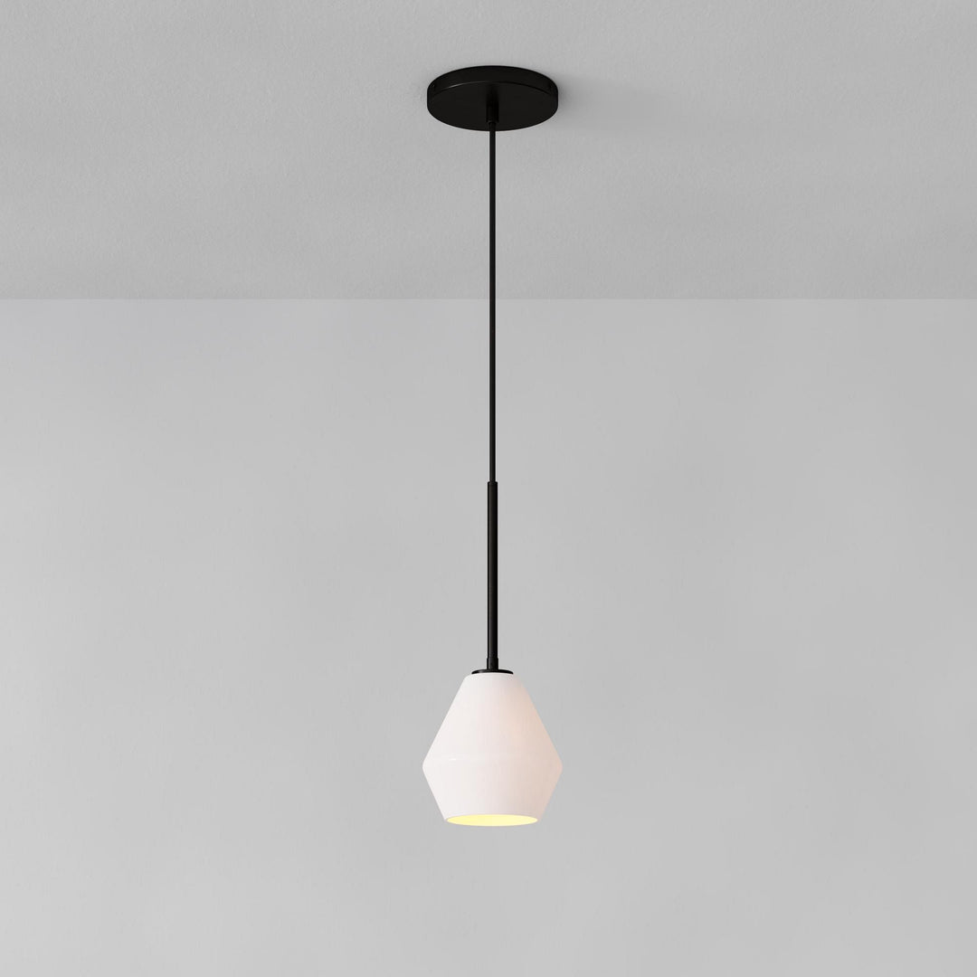 Merin Transparent Glass Sculpture Geometric Chandelier