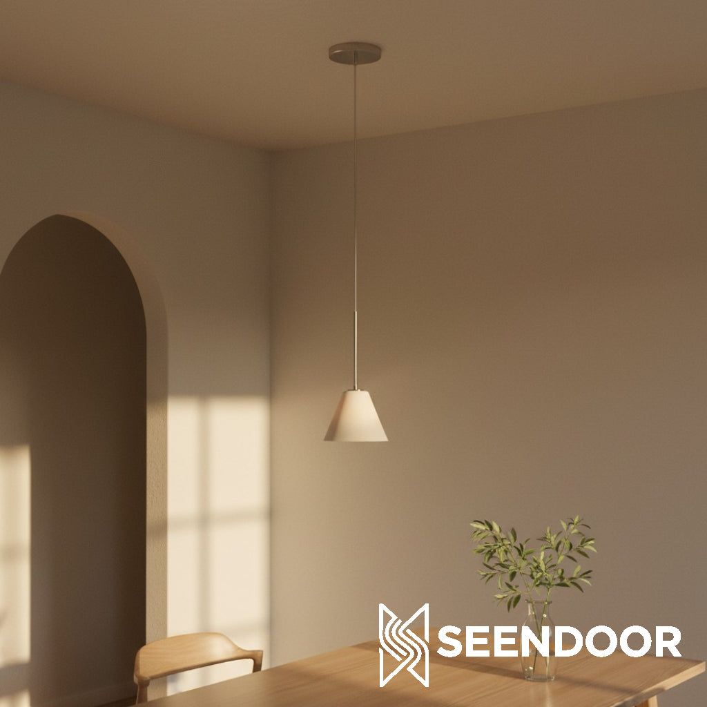 Breccan Moderne glazen kegel hanglamp