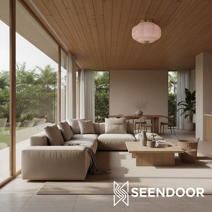 Vintage Eloise Milk Glass Flush Mount Ceiling Light - Vintage Charm Soft Glow