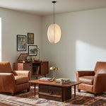 Afbeelding laden in galerijweergave, Diora Sculpturaal Design Hanglamp – Metalen Moderne Stijl voor Woonkamer