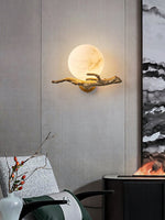 Bild in die Galerieansicht laden, Retro Zweige Alabaster Wandleuchte