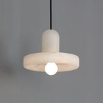 Bild in die Galerieansicht laden, Carrara Alabaster Pendelleuchte