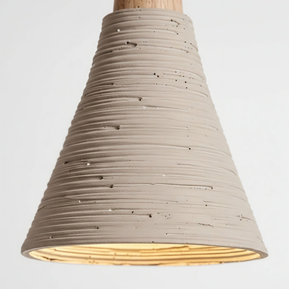 Solaraeon Microcement Minimalist Concrete Wall Sconce - Indoor Accent Lighting for Living Room
