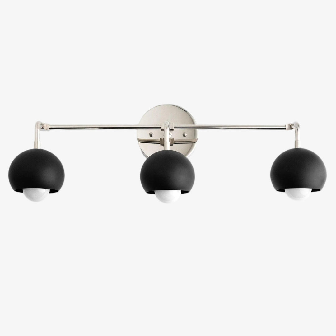 Metio Dome Decorative Vanity Light - Classic Orb Shade Bathroom Wall Lamp