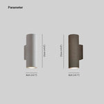 Carica l'immagine nella visualizzazione Galleria, Lampada da parete minimalista in cemento per interni ed esterni Midnight Glow