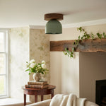 Load image into Gallery viewer, Metio Dome Bowl Shape Modern Flush Mount for Bedroom &amp; Living Room
