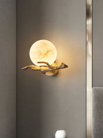 Bild in die Galerieansicht laden, Retro Zweige Alabaster Wandleuchte