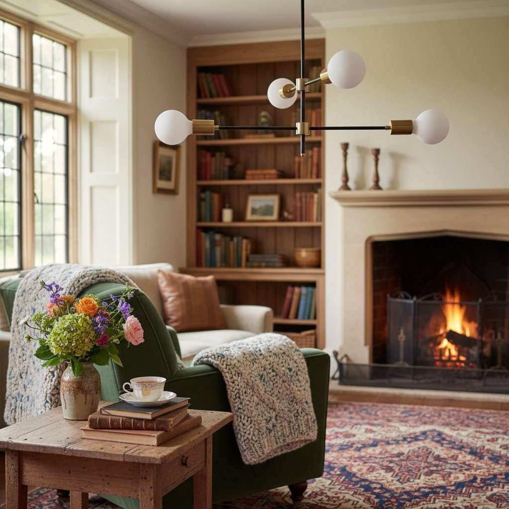 Mobilux Orb Cluster Contemporary Chandelier for Dining & Living Spaces