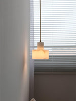 Bild in die Galerieansicht laden, Cyls Alabaster Pendelleuchte