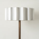 Load image into Gallery viewer, Cavilon Modern Floor Lamp - Slim Profile and Soft Shade Contemporary Metal Lighting for Bedroom