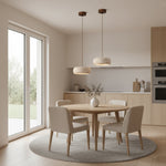 Load image into Gallery viewer, Travertine Drum Pendant Lamp