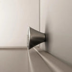 Bild in die Galerieansicht laden, Side view of titanium silver knob on cabinetry
