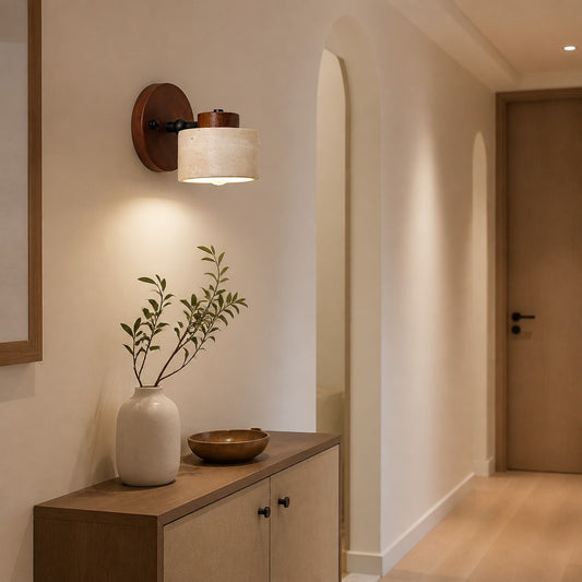 Lámpara de pared minimalista Travira – Luz ambiental suave para pasillo y sala de estar