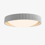 Load image into Gallery viewer, Gray color option for ribbed flush mount ceiling light