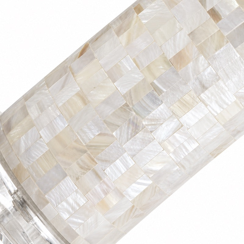Beamira Natural Shell Mica Table Lamp – Handmade Crafted for Bedroom or Living Room