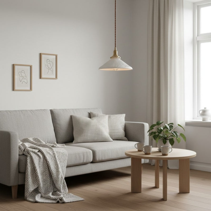 Ceramodeco Glow decoratieve hanglamp – kunst geïnspireerde hanglamp voor eetruimtes N13