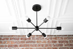 Load image into Gallery viewer, Mobilux Line Mid Century Modern Chandelier - 6 Heads Hanging Ceiling Light
