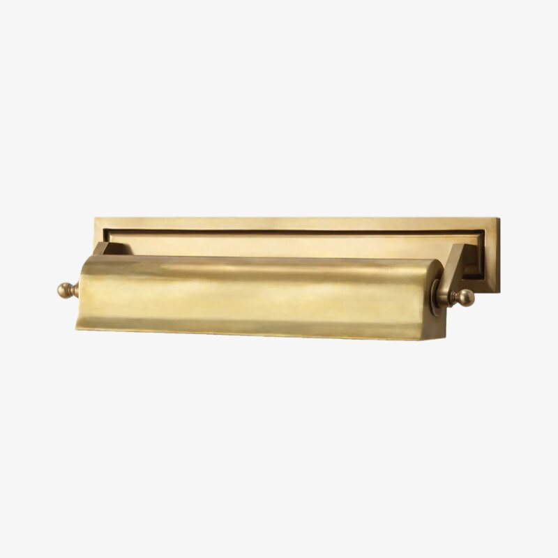 Libris Picture Light - Vintage-Inspired Metal Wall Lamp with Classic Silhouette for Bedroom or Reading Nook