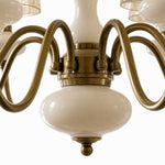 Carica l'immagine nella visualizzazione Galleria, Shellure Retro Shell Texture Chandelier - Sculptural Coastal Home Lighting Fixture