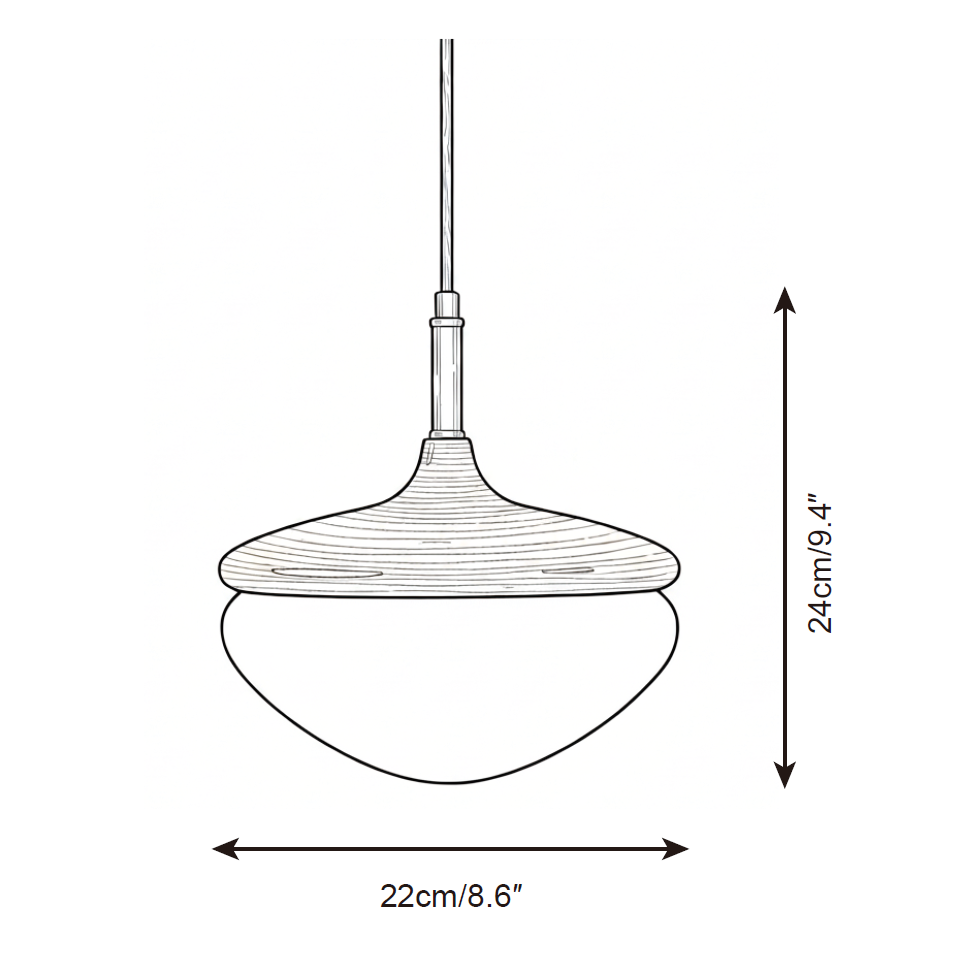 Lampa wisząca Belora