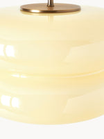 Load image into Gallery viewer, Opal Fluted Clear Glass Contemporary Pendant Lamp for Kitchen &amp; Hallway
