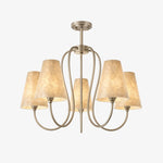 Cargar imagen en el visor de la Galería, Micahell Modern Shell Pendant Light – Sculptural Multi-Head Chandelier for Living Room