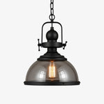 Bild in die Galerieansicht laden, Ivoran Industrial Metal Smoky Glass Pendant Lamp — Suitable for Kitchen Island