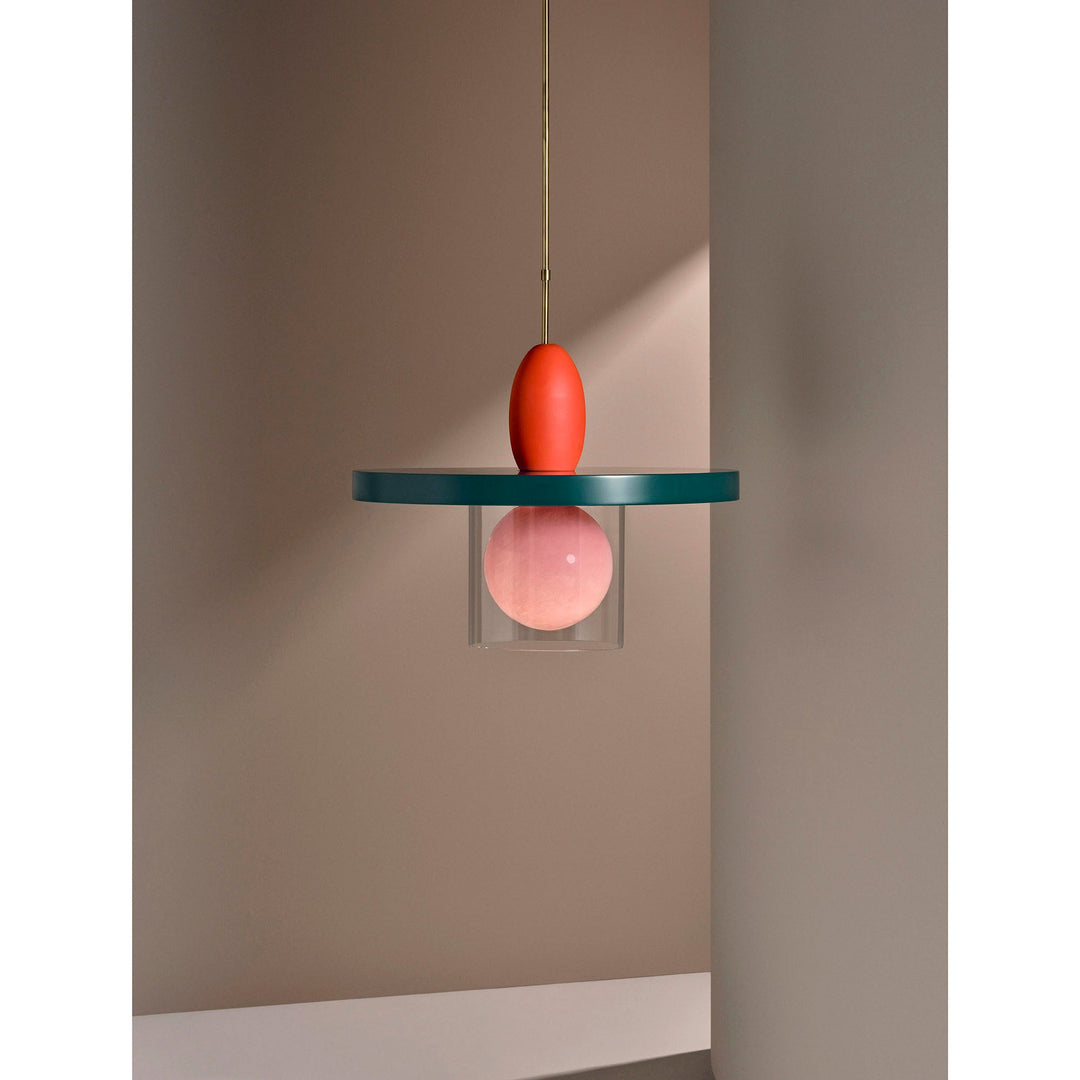 Lampa wisząca Eirene ze szkła