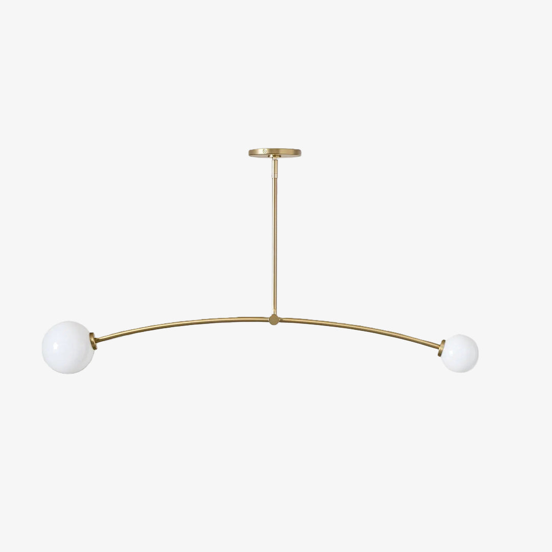 Lustre suspendu en verre Arden – Design géométrique minimaliste pour intérieurs modernes