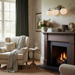 Load image into Gallery viewer, Glorica Glass Wall Sconce - Modern Vintage Vanity Light Fixture
