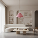 Afbeelding laden in galerijweergave, Bomiello Moderne Gelaagde Glazen Hanglamp - Sculpturale Minimalistische Lamp voor Woonkamer of Slaapkamer