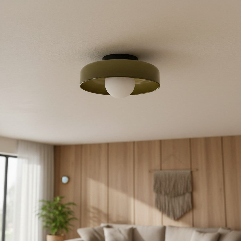 Glasenti Halo Schijf Bol Plafondlamp Wandlamp – Moderne Sculpturale Verlichting voor Woonruimtes U29