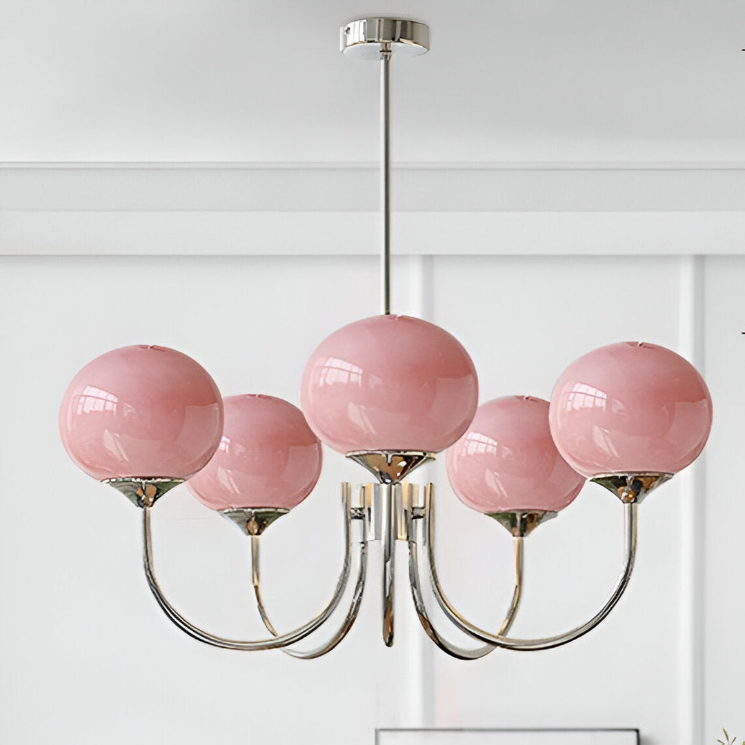 Candelabro Moderno Marshmallow de Vidrio