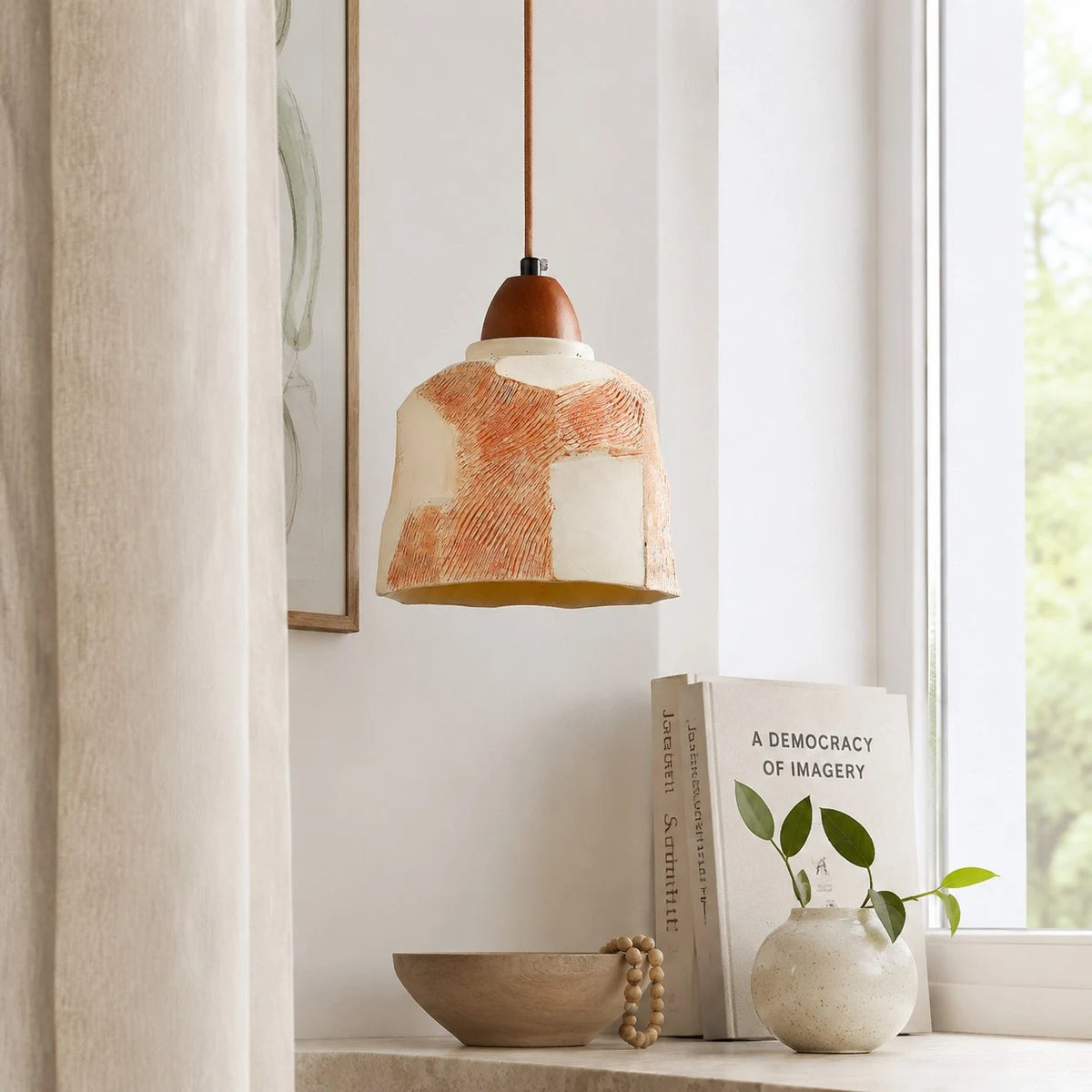 Window-side corner installation scene