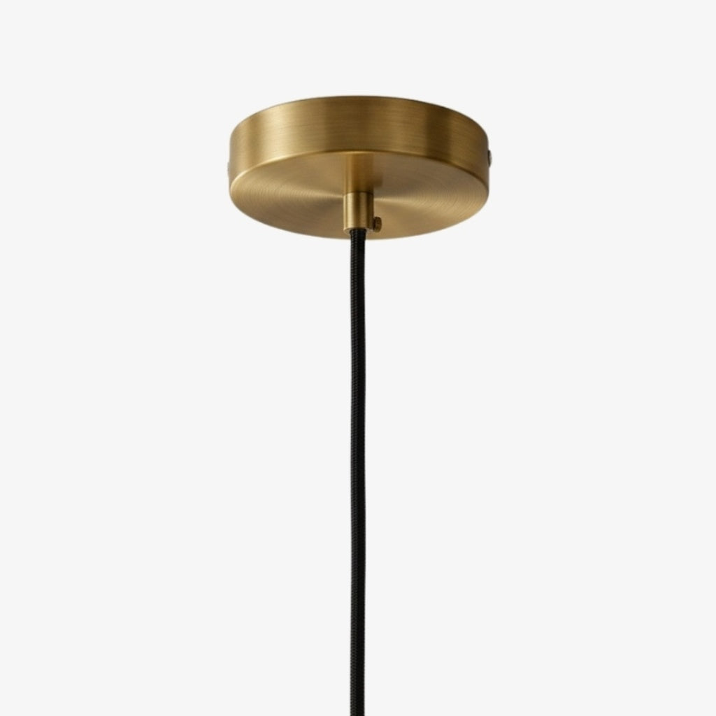 Alariv Elegant  Alabaster Dome Pendant Light - Modern Stone Lighting for Dining or Living