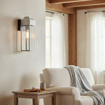 Afbeelding laden in galerijweergave, Georgon Buitenmuurlantaarn – Heldere Glazen Kap, Klassieke Architecturale Stijl voor Buitenruimtes