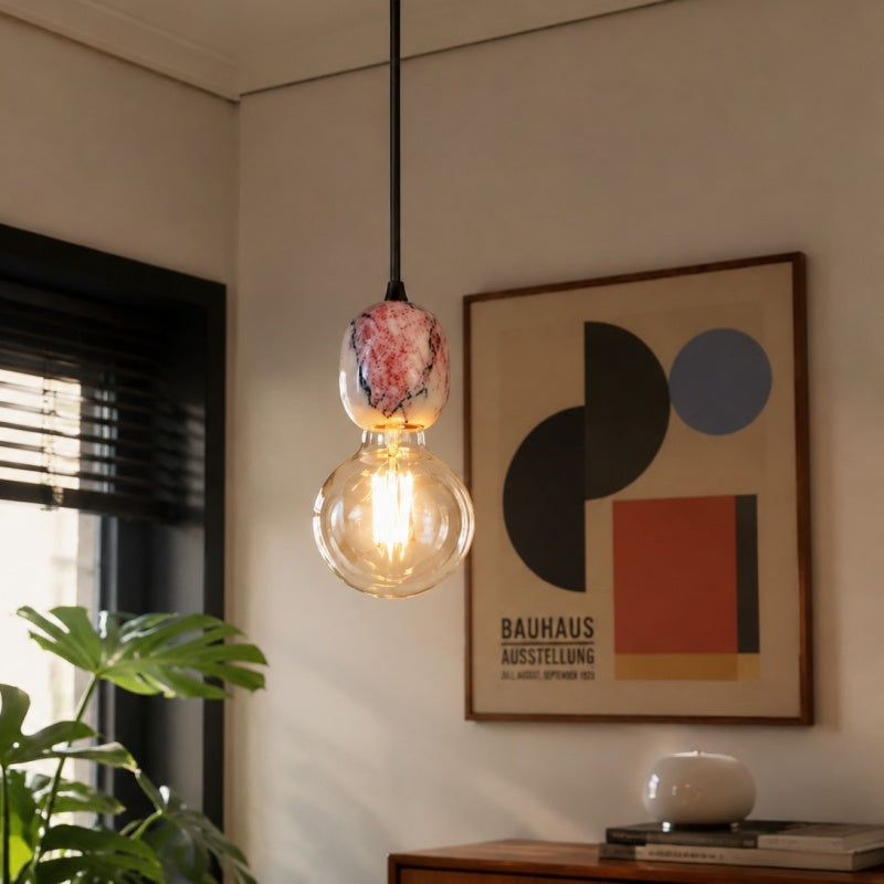 Bulgari Purple Marble Pendant Light