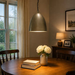 Cargar imagen en el visor de la Galería, Vintage Distressed Metal Dome Pendant Light
