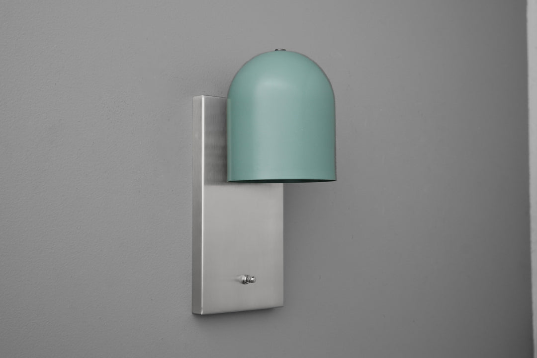 Metio Dome Shade Modern Wall Sconce for Bedroom & Living Room