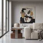 Afbeelding laden in galerijweergave, Nera Tafellamp – Elegante Gebogen Glazen Kap – Metalen Frame Stijl voor Woonkamer of Slaapkamer