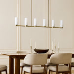 Load image into Gallery viewer, Rivora Fluted Glass Chandelier – Elegant Ribbed Lasting Design
