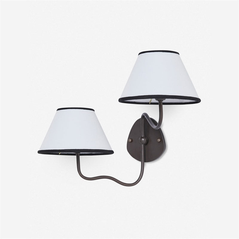 Luvora Vertical Drum Contemporary Wall Light for Living Room & Hallway