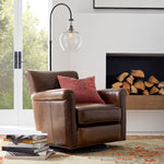 Load image into Gallery viewer, Lawson Recycled Glass Floor Lamp - Unique Brass Finish Aluminum Lighting
