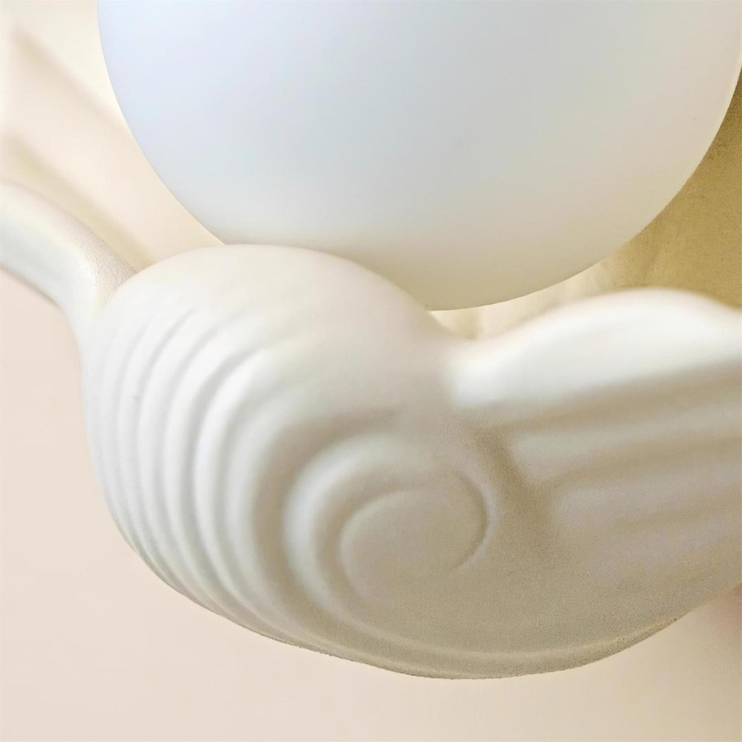Nautris Vintage Art Deco Wall Lamp - Resin Body Design for Vanity or Living Room